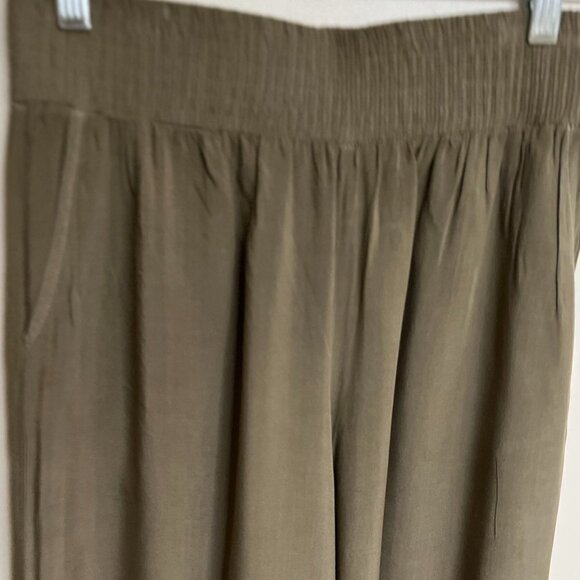 Michael Stars High Rise Elastic Waist Wide Leg Pants Size S - Picture 4 of 8